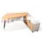 Modern Office Furniture Folding Table Design With Long Cabinet YH-102