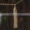 Popular Vintage Style Rose Gold Plated Tassel Pendant for Girl
