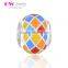 D168 AML 925 sterling silver colorful charm,DIY squared shape beads for women