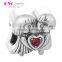 X343 European Love Charms 925 Sterling Silver For Couples