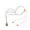 Multifunctional black or pink fashionable wired bluetooth necklace headset