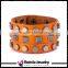 2016 New Products Sports Dark Green Genuine Leather Bracelet
