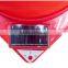 water-proof Solar collapsible traffic cone/ high visibility solar road cone