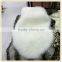 Sheepskin Rug One Pelt Ivory Natural Fur, Single, Approx. 2ft. x 3ft.