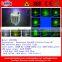 DerbyLaser 6pcs*1W RGBYWV Laser RG 8 Gobos DMX butterfly magic led+laser light