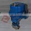 ANSI 1000WOG electric thread explosion-proof high pressure 3 way ball valve ac380v