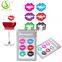 2016 Fabrications Silicone beer bottle Wine Glass Charms /Colorful Glass Drink Markers