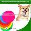 pet products 2017 silicone rubber Flying Disc dog pet frisbee