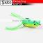 SGWF-38 Artifical Plastic Floating Soft Frog Resin Skirts, 40mm 50mm, VMC Hook