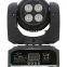 wash stage light mini Double Face 4pcsx10w 4in1 led moving head beam light