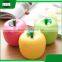 plastic tableware kid cartoon apple shaped fruit fork set