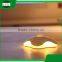 plastic decorative clover usb rechargeable sensor led study reading desk table night light lamp