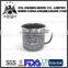 Customized size enamel beeg mug for outdoor
