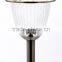 8pk Stainless Steel Solar Path Light Outdoor LED Landscape Lawn Garden Lamp- 115 mm