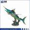 Custom sea animal decoration resin swordfish statue