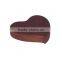 Heart shape design wooden funeral cremation urn supplier urns for ashes