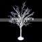 mini artificial topiary ficus dry tree without leaves on strunk