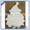 Ceramic white snowflake adornment christmas ornament