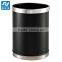 Mahogany color waste bin hotel room