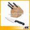 Popular Model Stainless Steel Knife Set With Knife Block