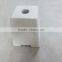 Building deck block pop cement