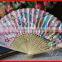 Promotional Japanese paper fan with Customized Logo