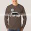 high quality v neck long sleeve t shirt