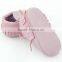 Pink Color Baby Shoes With Fringe Tassels Soft Sole Baby Leather Shoes Newborn Baby Shoes Manufacturer In Chian Yiwu