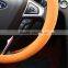 Fashional Decoration New Soft Silicone Steering Wheel Cover Skidproof Odorless Eco-Friendly Protector For Car