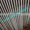 Elegant White Metal Beaded Chain Curtain Drapes