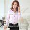 custom latest style fancy office ladies chiffon blouses