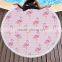 150cm Bath Towels Tassel Geometric Print Summer Women Sandy swimming Sunbath Baby Blanket Microfiber Round Beach Towel