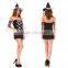 New design women fancy dress halloween witch costumes in bulk wholesale