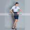 Shop Short Sleeve Blouse Airline Stewardess Uniforms Shirt and Dress