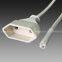 chandelier turkey Fongkit led 2 pin male plug stecke connectors with Euro socket