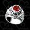 Fashion stainless steel military ring