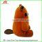 custom brown bank beaver otter soft stuffed plush doll kids toy