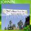 Johnin custom flag different design polyester street hanging banners