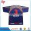 OEM 100%Polyester Custom Sublimation Youth Baseball&Softball T-shirts