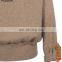 Shoulder and Cuffs Poom Poom Girl Sweates, Factory OEM Wool Knitwear 2017