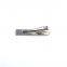 Hot selling 9mm wide board silver tie clip in China 50mm length for wholesale