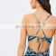 Sexy One Piece Swimsuit Wholesale Latest design Custom Private Label Printed Swimwear 2017