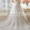 fancy evening llusion elegance layerd bridal gown