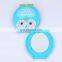 Plastic pocket mirror of owl made by manufactory directly