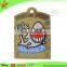 New 2017 inventions Promotional gift embroidery patch with funny logo