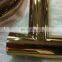 Polished Rosed Gold Color Stainless Steel Pipes for decor