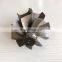 TD04HLR reverse  45.65/52mm 9 blades turbine shaft /turbo wheel /turbo shaft