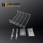 Flexible stainless steel wire basket cable tray