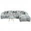 Custom l Shaped Sofa Seat Spandex Elastic Slip Covered Sofa Polyester Sofa Cover