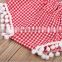 Fashion 3 PCS Baby Outfits Cotton Summer Toddler Plaid Baby Girl Set